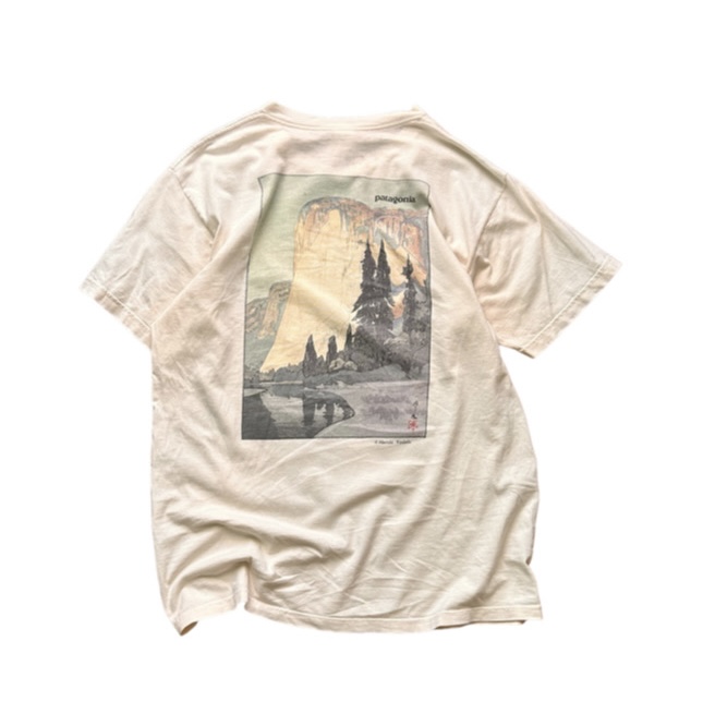 90s patagonia Hiroshi Yoshida -yosemite- / パタゴニア 名作ヨセミテTシャツ / 希少